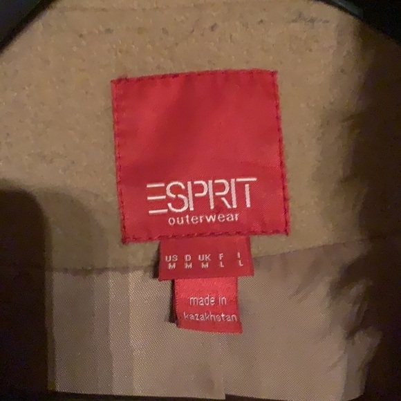 Vintage Y2K ESPRIT 100% Wool Coat - Picture 6 of 8